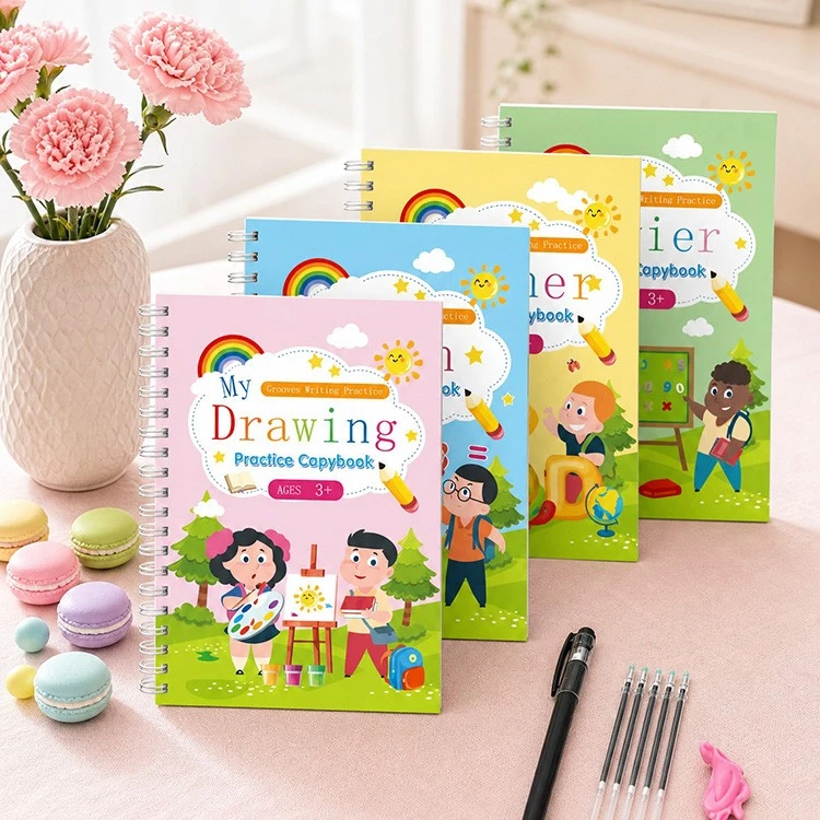 Magic Grooved Writing Practice Book 4 knygų rinkinys