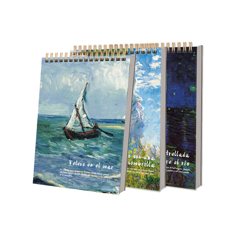 Monet tapybos viršelio eskizų knygelė